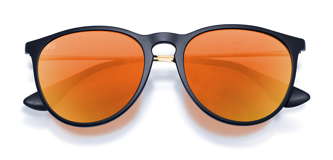 Amor Frame Sunglasses - Portland Orange Flash – Rivierashades
