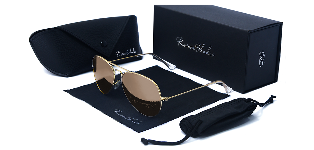 Iconic - Gold Frame & Classic Brown Lenses • Define success on your own ...